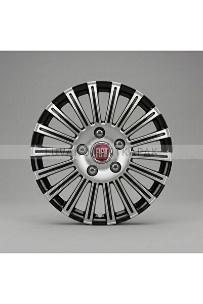 luvak Fiat Punto Uyumlu JantKapağı - 14 İnç - 1 Takım (4 adet) - Çelik görünü...