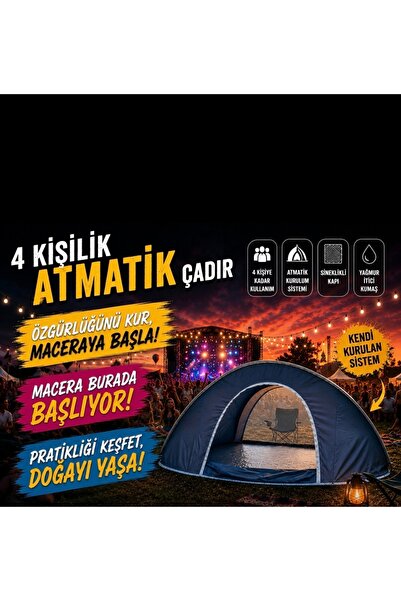 DOĞA KAMP MALZEMELERİ otomatik çadır