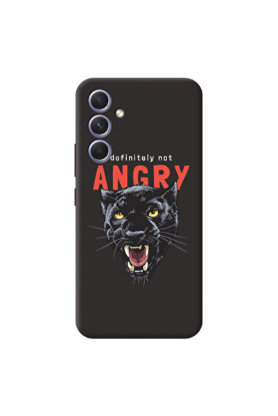 Other Samsung A54 Pointed teeth Black Colored Silicone TPU Θήκη