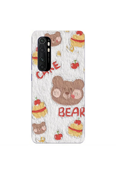 Other Xiaomi Mi Note 10 Lite Cake Bear Transparent Silicone TPU Θήκη