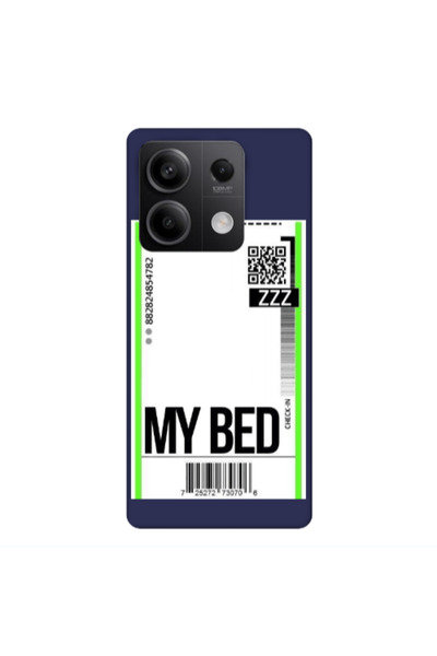 Other Xiaomi Redmi Note 13Pro 5G My Bed ZZZ Dark blue Colored Silicone TPU Θήκη