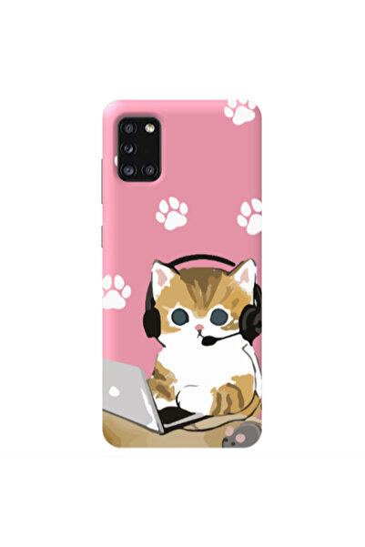 Other Samsung A31 Call Center Pink Colored Silicone TPU Θήκη