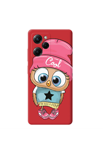 Other Xiaomi Poco X5 Pro Cool Star Red Colored Silicone TPU Θήκη