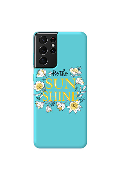 Other Samsung S21 Ultra Sun Shine Turquoise Colored Silicone TPU Θήκη