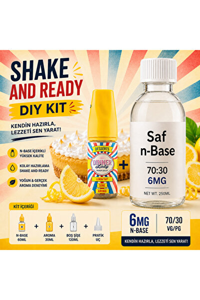 DIY Dinner Lady Lemon Tart 30ML + 6mg 250 ML Nbase KIT