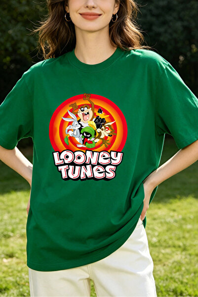 Fleck Womens T Shirts Looney Tunes Cartoon Characters Classic Design Casual S...
