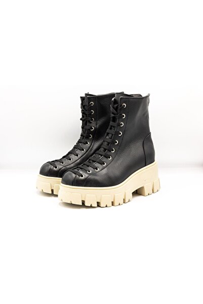 MANUFACTURER Cizme de damă din piele naturală - BRAI21N