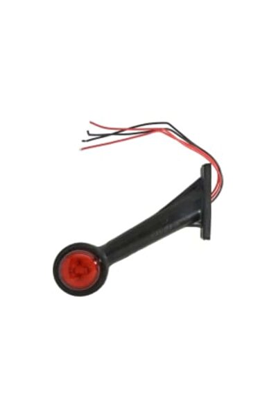 COBON Lampa Gabarit Stanga Rosu/Transparent Led Inaltime 193 Latime 83/168 Lu...