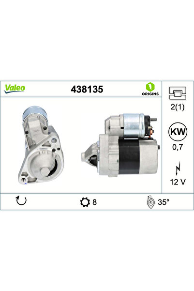 VALEO Electromotor (12v 0 7kw Nou) Nissan Micra Ii 1.0/1.4 08.92-02.03 NISSAN...