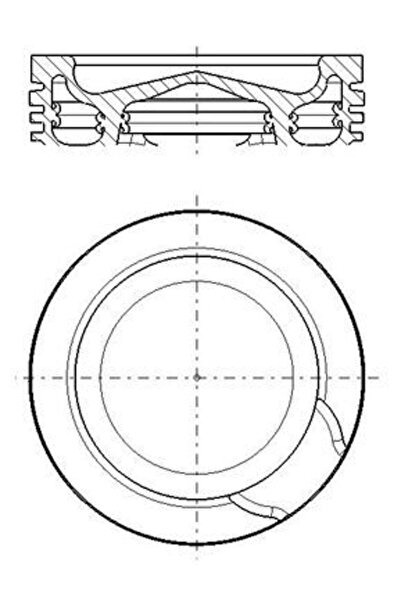 MAHLE Piston 001 PI 00194 000 MERCEDES-BENZ ACTROS MP4/ANTOS 1833 L/ANTOS 183...