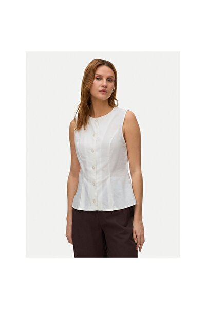 Vero Moda Vestă de damă 10345675 Albă