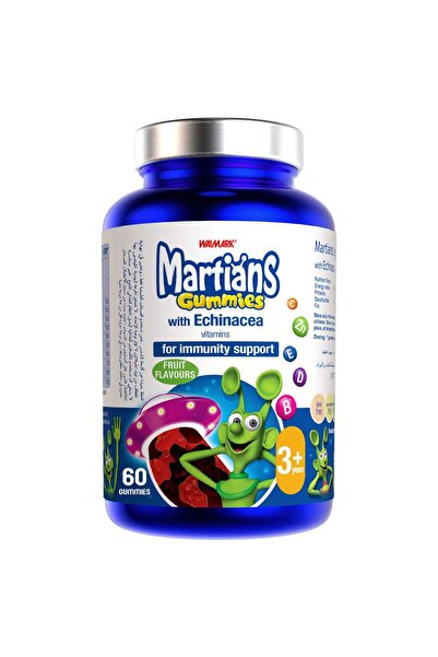 Martians With Echinacea 60 Fruit Gummies
