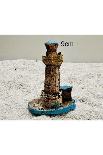 canlipetshop Akvaryum Dekor 3 Adet Mini Deniz Feneri