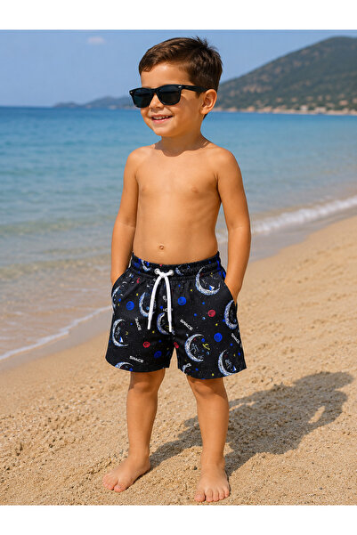 ues Galaxy Adventure Boys' Swim Shorts