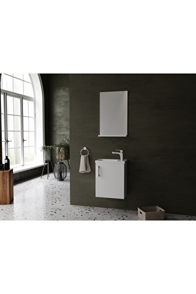 Wons Bathroom Small 42 Beyaz Banyo Dolabı