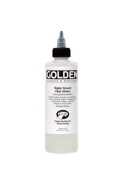 Golden Medium acrilic 237 ml Digital Ground luciu transparent