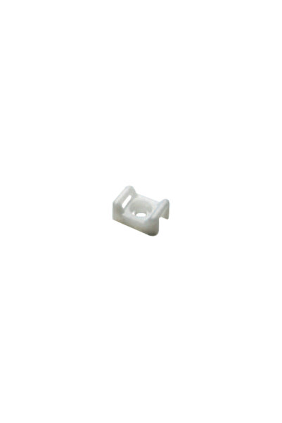 TSY Suport de montare din plastic tip guler, ALB, 23x16x10 mm, 100 bucăți TAC...