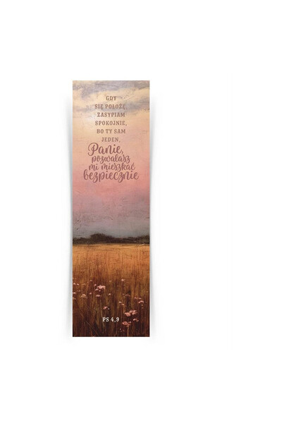 Szaron Semn de carte 18x5 cm cu text biblic Ed.