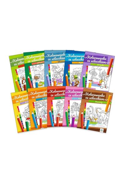 OEM Set 10 cartonașe colorate, Editura Pryzmat, Multicolor