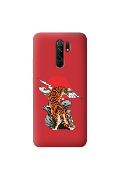 Other Xiaomi Redmi 9 Angry Gorilla Red Colored Silicone TPU Θήκη