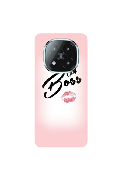 Other Xiaomi Redmi Note 14 Pro + 5g Girl boss kiss Transparent Silicone TPU Θήκη