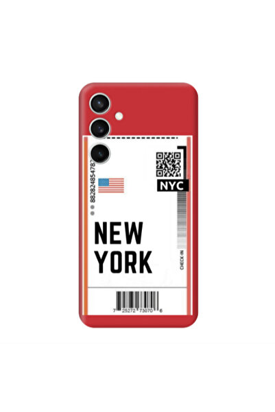 Other Samsung S23FE New York NYC Red Colored Silicone TPU Θήκη