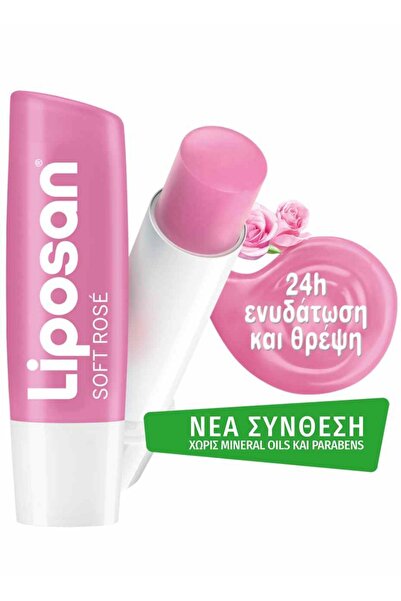 Liposan | Ενυδατικό Balm Χειλιών | Soft Rose | 4,8gr