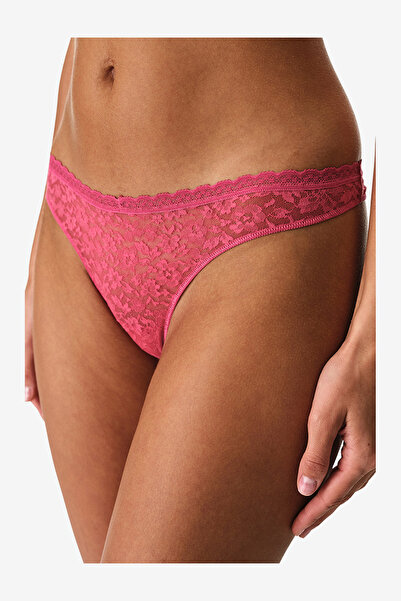 Penti Women Easy Lace Shape Brazilian Fuchsia Briefs