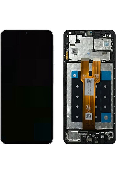 OEM Οθόνη Samsung με μηχανισμό αφής και πλαίσιο για Samsung A06 5G (Μαύρο) Κω...