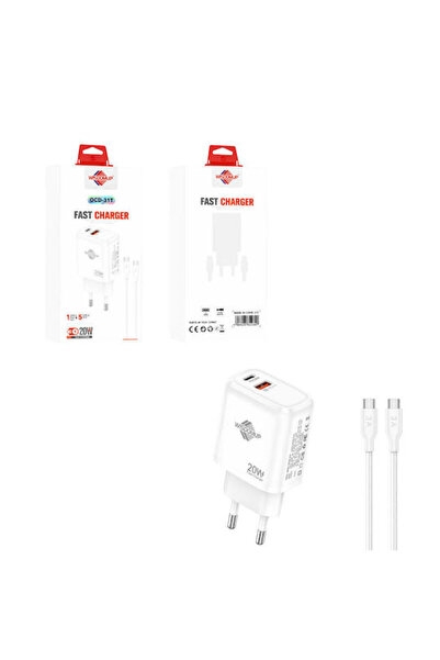 Other WisdomUp Φορτιστής με Θύρα USB-A και Θύρα USB-C και Καλώδιο USB-C σε US...
