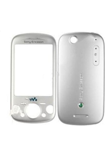 OEM Sony-ericsson Zylo Μπροστινό Κάλυμμα + Κάλυμμα Μπαταρίας Ασημί Γνήσιο