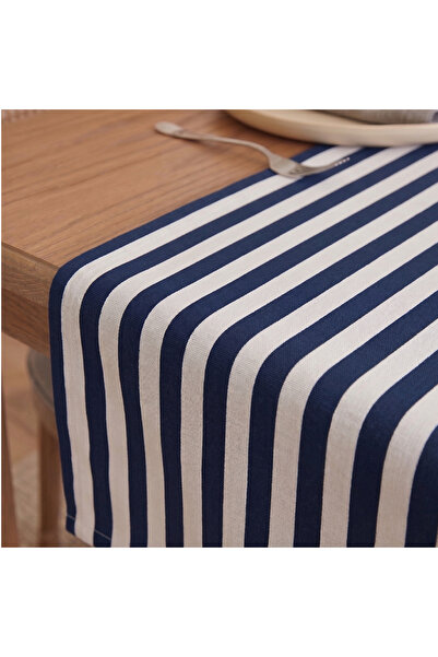 Reyn Home Bej Çubuklu Duck Kumaş 1 Adet Runner, 40x140cm