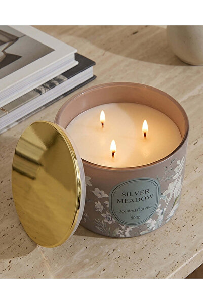 REDTAG Silver Meadow Glass Jar Candle 300g