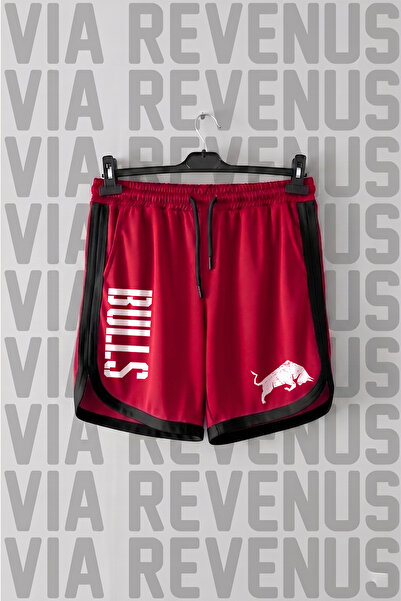 Vordevia Bulls Printed Unisex Retro Varsity Sports Training Shorts