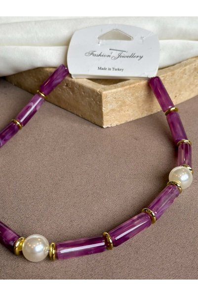 Dore Collection Zr Model Bead Detail Necklace Viral New Season Phenomenon
