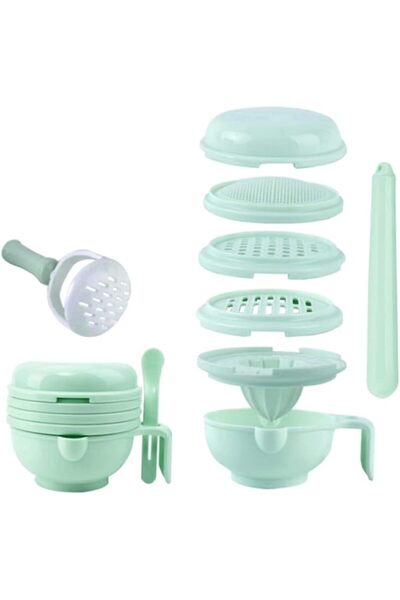 Arabest 8-in-1 Baby Food Grinder Mill,Hand Masher,Citrus Juicer & Grater,Port...