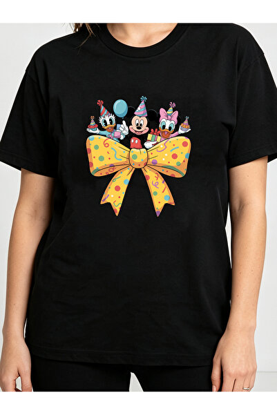 SAUDI DISNEYLAND Men and Women's 100% Cotton T-Shirt - Oversized Crew Neck Sh...