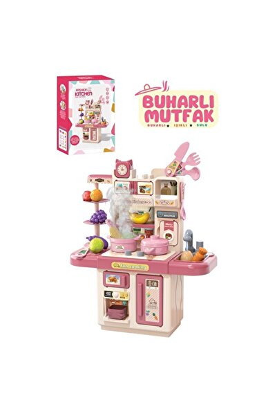 Empressco Buharlı Işıklı Mutfak Seti, Eğlenceli ve Öğretici Oyuncak Seti