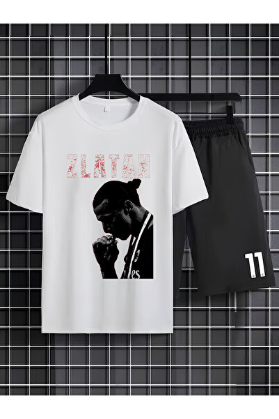 MAGORS Zlatan Ibrahimovic Printed 100% Cotton Crewneck Children's T-Shirt-Sho...