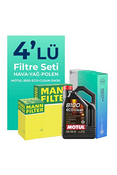 Mann-Filter Fiat Egea 1.6 Dizel Filtre Bakım Seti Motul Motor Yağlı (2015-202...