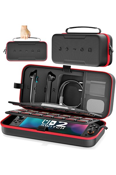 Husa Geantă Transport Nintendo Switch 2, Husă Protecție Joy-Con și Adaptor, N...