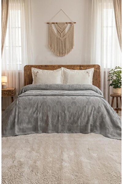 Şaheser Home Collection غطاء سرير مزدوج أنيتا جرين