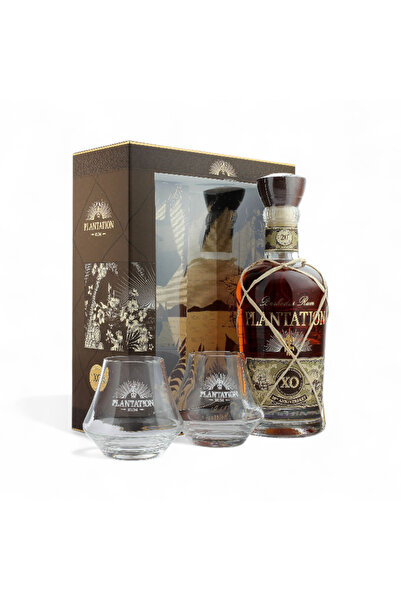 Planteray Rom XO 20th Anniversary + 2 Pahare, 40%, 0.7L