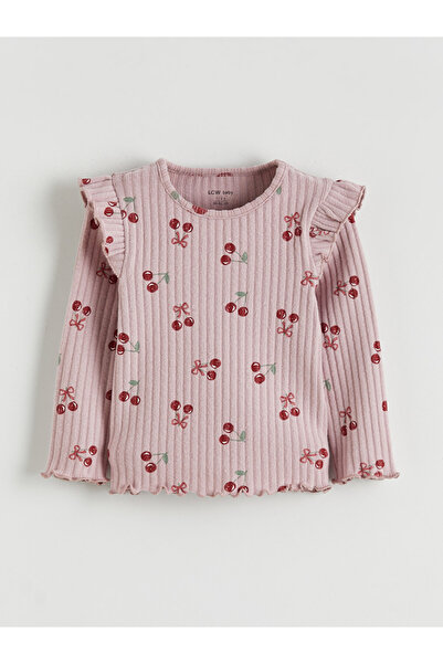 LC Waikiki Sparkling Choices Cherry Print Baby Girl Blouse from Shining Store