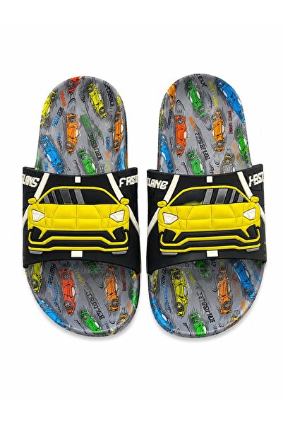 Masal Başdağ Boys' Summer Slippers Suitable for Wet Ground, Home, Garden, Poo...