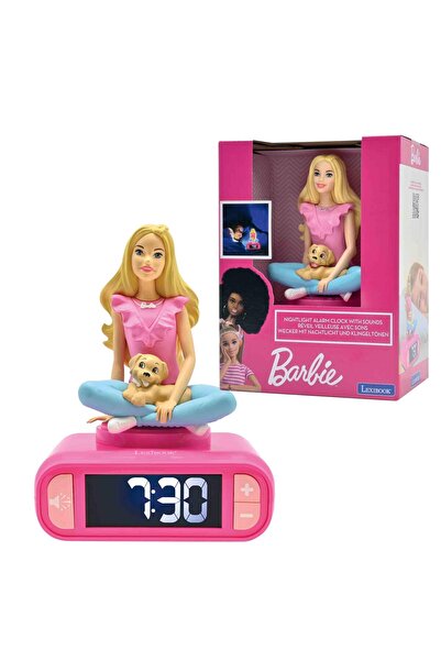 LEXIBOOK Girl Light-Up Alarm Clock with Sounds and Snooze Function