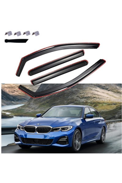 Flexzon Ανεμοθραύστες για BMW ΣΕΙΡΑ 3 G20 SEDAN 2019+ 4 τεμάχια. FZVETRBR0003