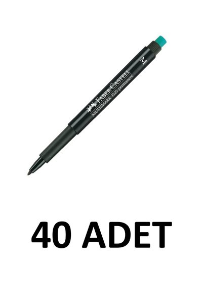 Faber Castell 40 ADET PERMANENT KALEM (M) SİYAH