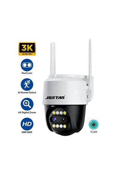 Jortan JT-8186PRP 2.5K Indoor & Outdoor Wi-Fi Security Camera, 8X Digital Zoo...
