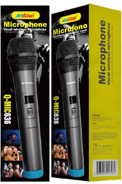Andowl Q-MIC636 Μικρόφωνο Χειροποίητο για Φωνητικά